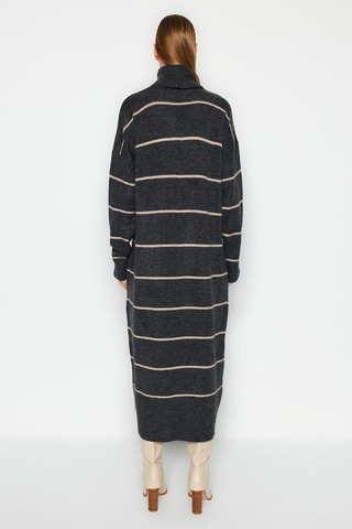 Vestido jersey - Antracita