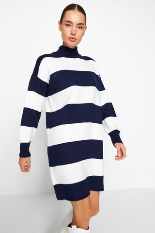 Trui-jurk - Marineblauw