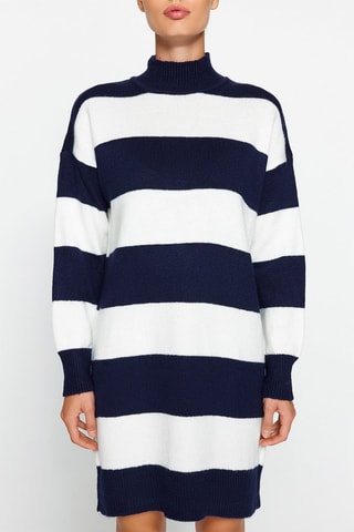 Trui-jurk - Marineblauw