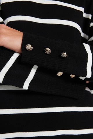 Vestido jersey - Negro