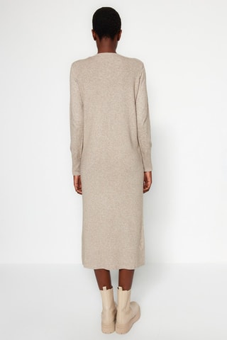 Trui-jurk Beige