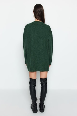 Vestido jersey - Verde oscuro