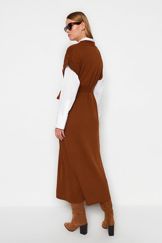 Vestido largo - Marrón