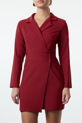 Wikkeljurk - Bordeauxrood