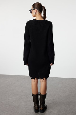 Trui-jurk - Zwart