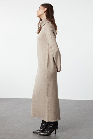 Lange Jurk Regular - Beige