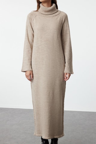 Lange Jurk Regular - Beige