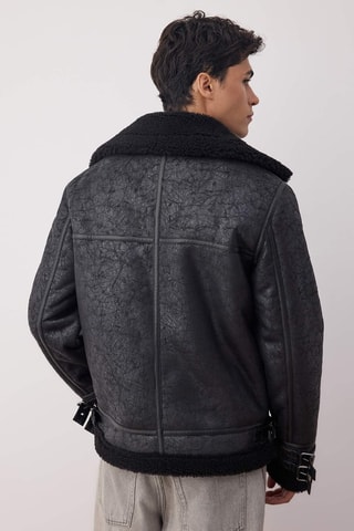 Giubbotto stile aviatore - Nero