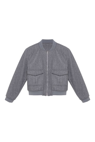 Giubotto regular - Grigio