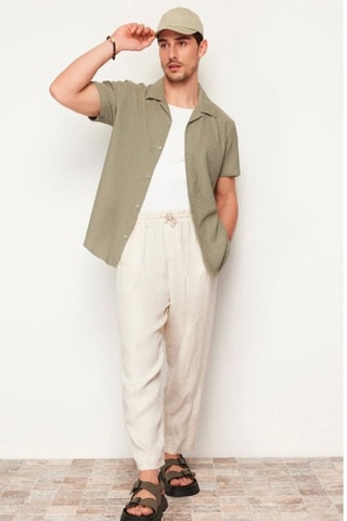 Camisa regular - Verde