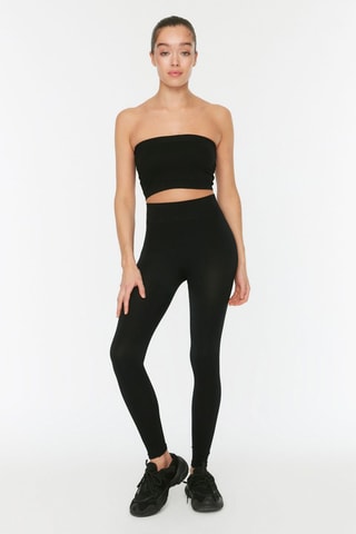 Leggings de cintura alta - Preto