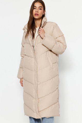 Piumino lungo - Beige