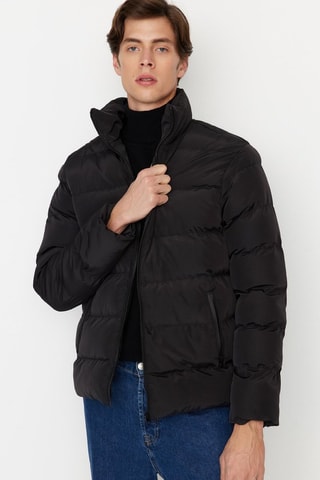 Piumino regular - Nero