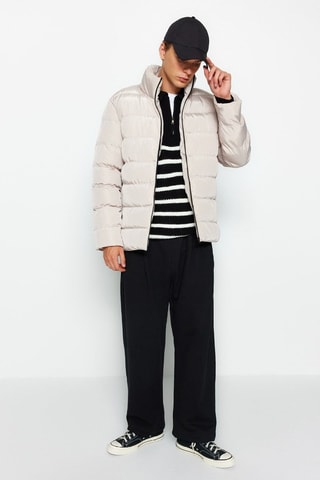 Piumino regular - Beige