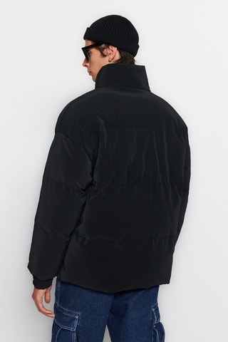 Piumino oversize - Nero