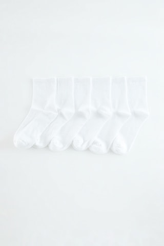 6 Paar Sokken - Wit