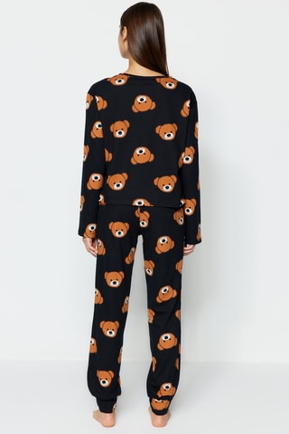 Pyjama - Antraciet en Oranje