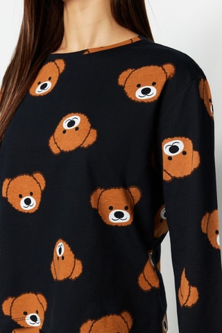 Pyjama - Antraciet en Oranje