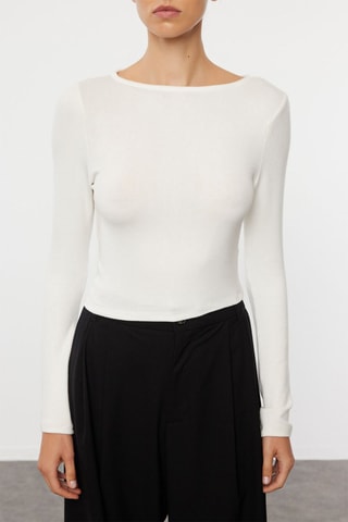 T-shirt slim fit - Ecru