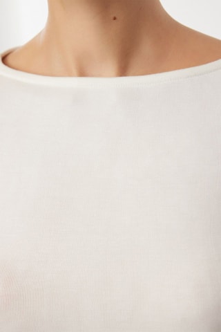 T-shirt slim fit - Ecru