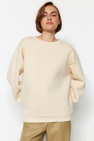 Oversized sweater - Beige