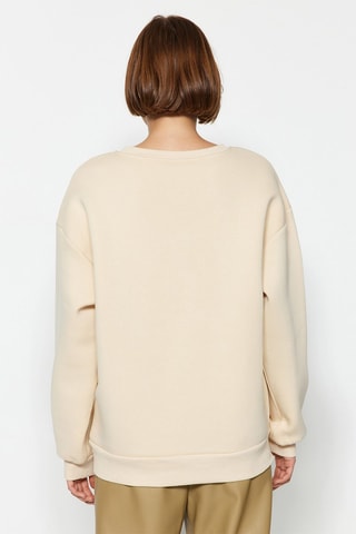 Oversized sweater - Beige