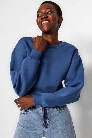 Sudadera regular fit - Índigo