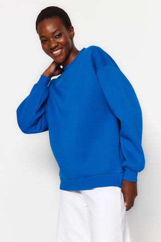 Oversized sweater - Koningsblauw