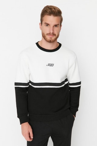 Felpa regular - Ecrù