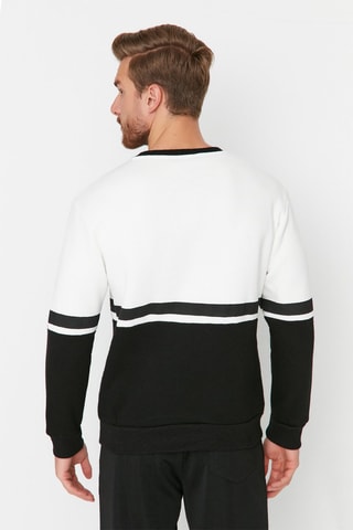 Felpa regular - Ecrù