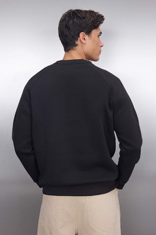 Felpa regular - Nero