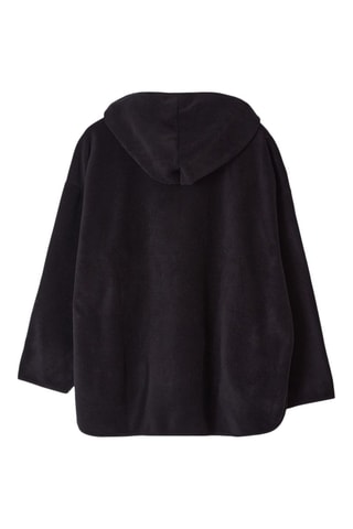 Felpa con cappuccio - Nero