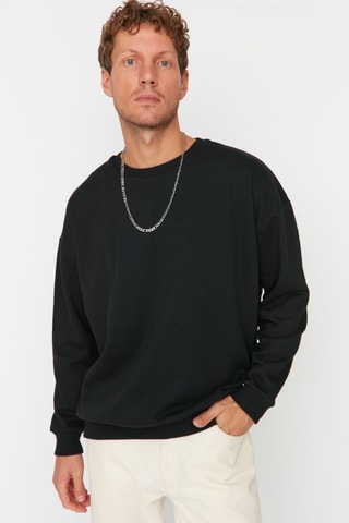 Felpa regular - Nero