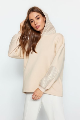Sweater met Capuchon - Beige