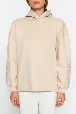 Sweater met Capuchon - Beige