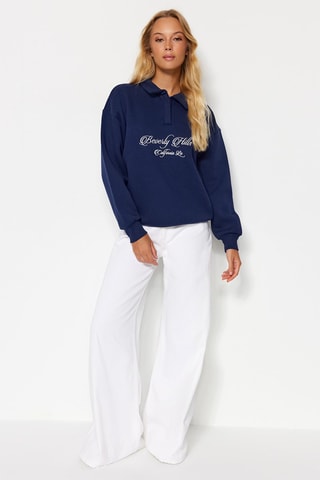 Sweater - Marineblauw