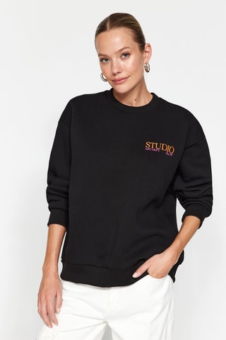 Sweater Regular - Zwart