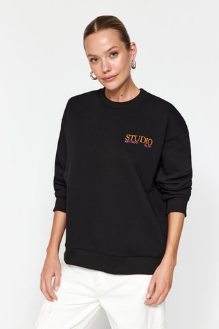 Sweater Regular - Zwart