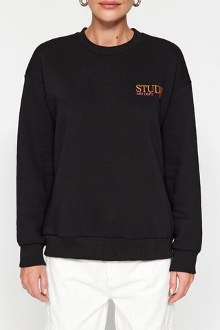 Sweater Regular - Zwart