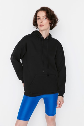 Sweater met Capuchon Zwart