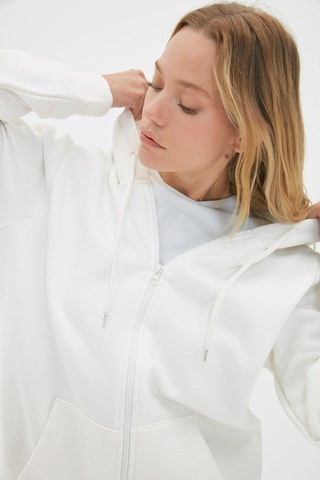 Sweater Oversized met Capuchon - Ecru