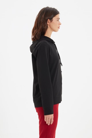 Sweater met Capuchon Zwart