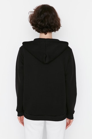 Sweater met Capuchon Zwart