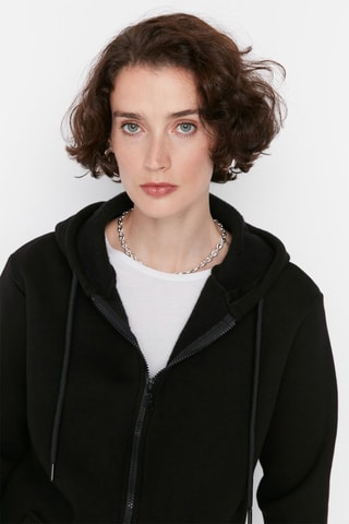 Sweater met Capuchon Zwart