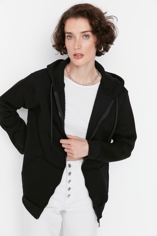 Sweater met Capuchon Zwart