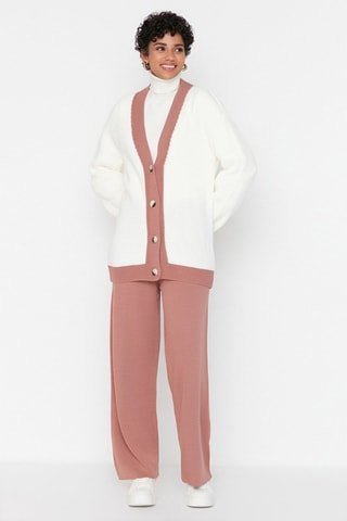 Cardigan e pantaloni - Bianco