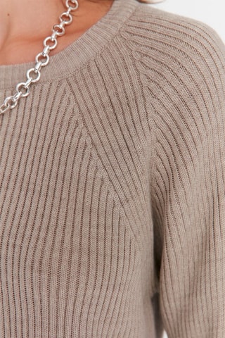 Maglia e gonna - Beige