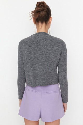 Vest en Crop Top - Antraciet