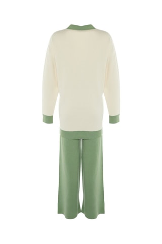 Cardigan e pantaloni - Kaki