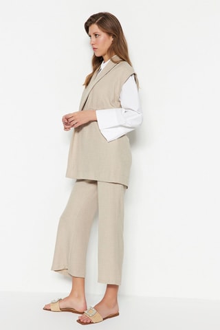 Kimono e pantaloni - Beige